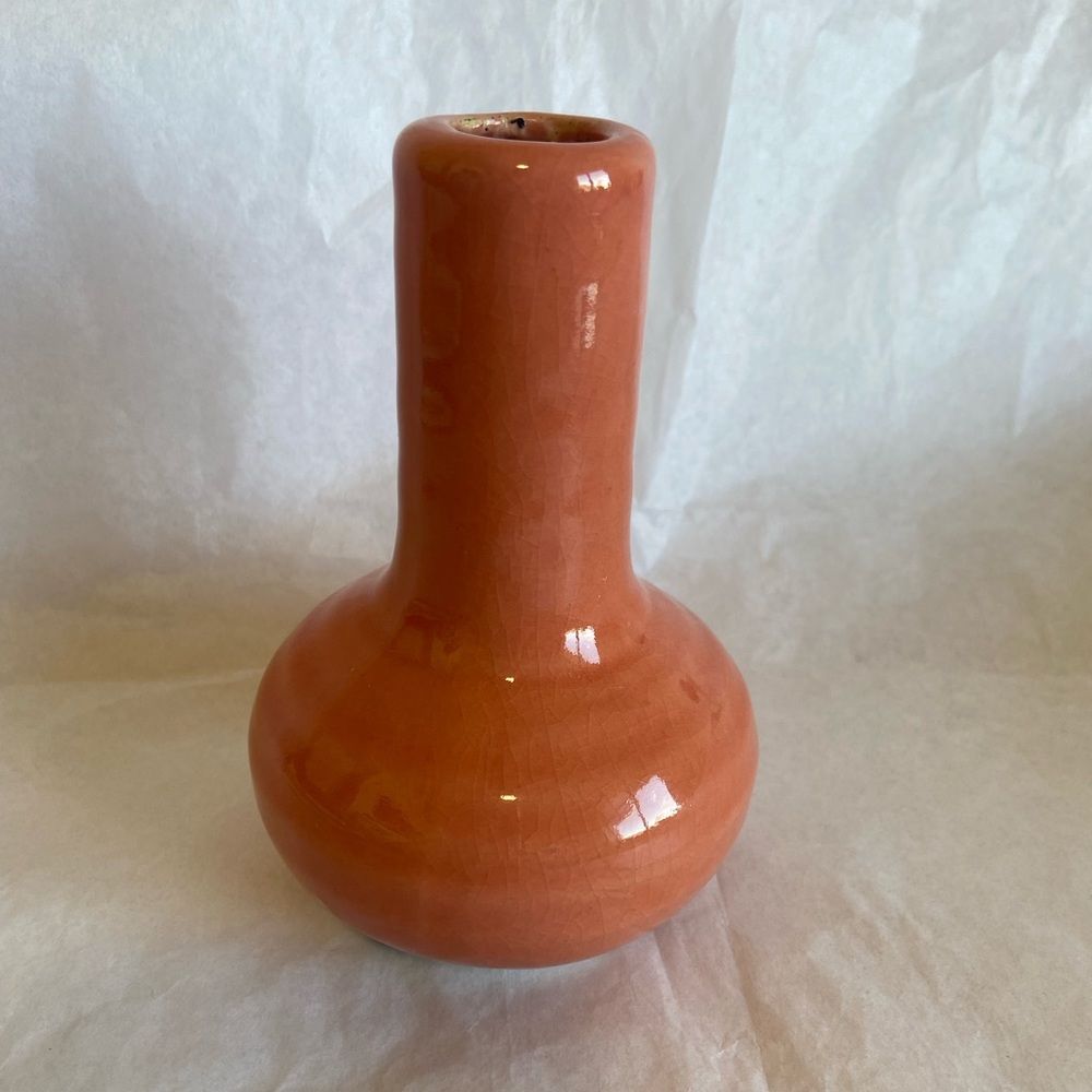 (2) Crate&Barrel ceramic bud vase